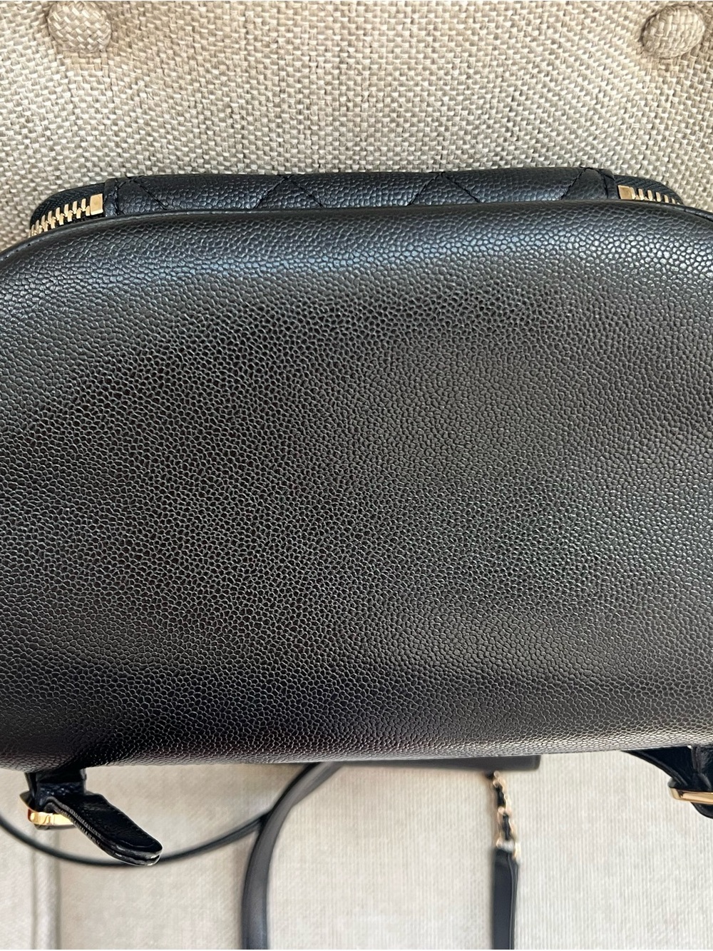 CHANEL Caviar Quilted Business Affinity Backpack Black with Receipt - Picture 8 of 16
